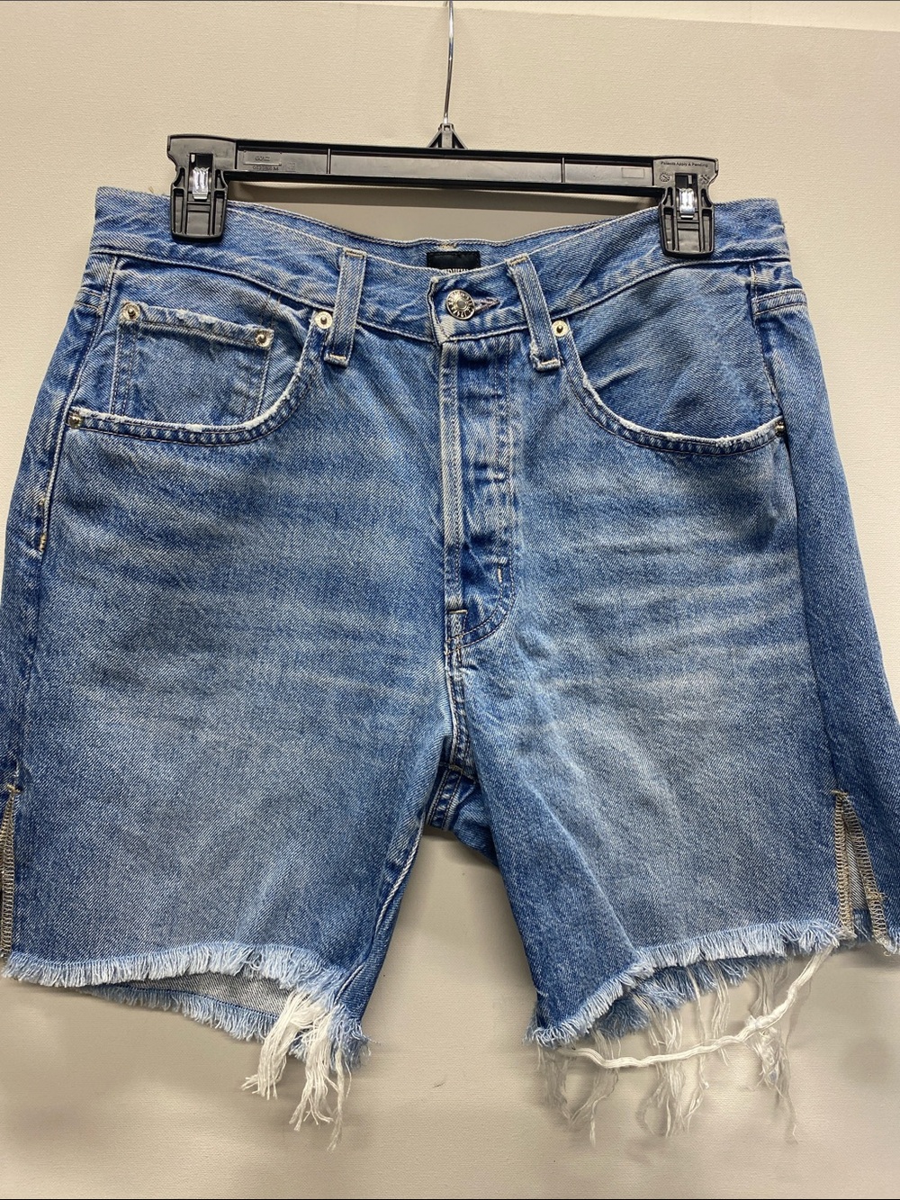 Edwin Denim Shorts Frayed Hem SZ 29